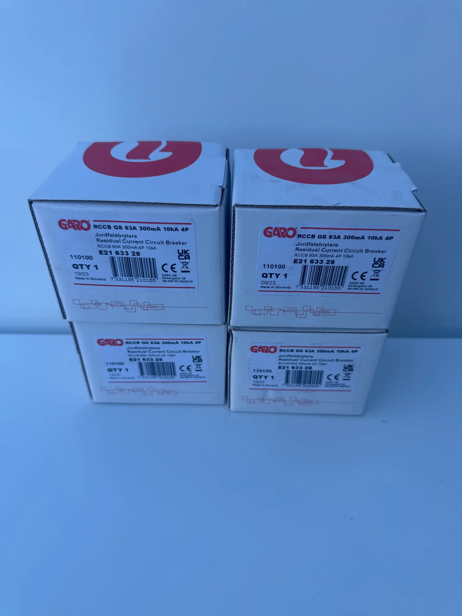 Jordfelsbrytare 63A 300mA 10kA 4P – bild 3